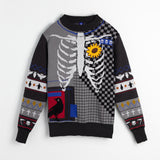 A Date with Death Reaper Winter Sweater 2.0 Knitted Crewneck by Makeship.