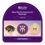 Obey Me! Pin Collection 01 - Belphegor  by Makeship.