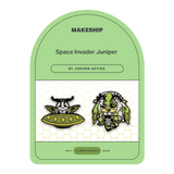 Space Invader Juniper Pin Pack