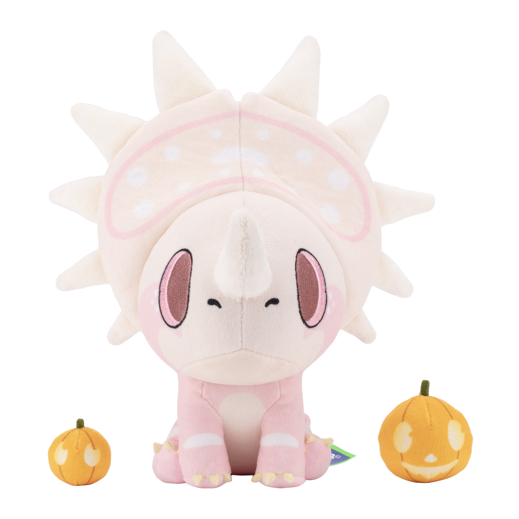 Albino Styracosaurus Plushie