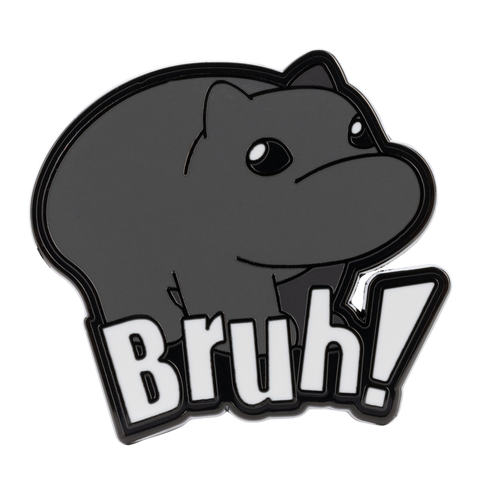 Bruh Hippo & Turskit the Goth Girl Pins