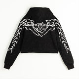 THE LOVERS The Lovers Crop Hoodie  by Makeship.