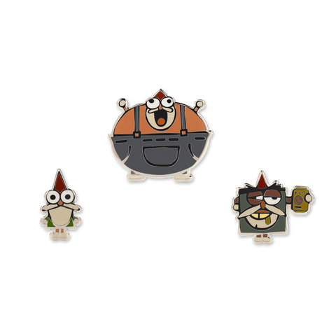 Gnome Show Enamel Pin Collection