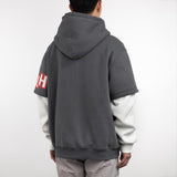 something evil will happen Builderfan's Cool Rolled-Up Sleeves Hoodie  by Makeship.