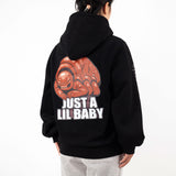 Trimming “Just a Lil Baby” Hoodie