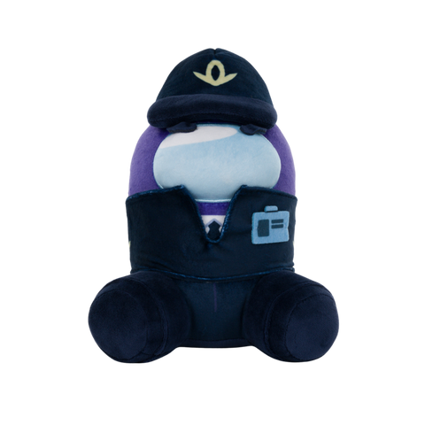 On Guard Purple Crewmate Plush