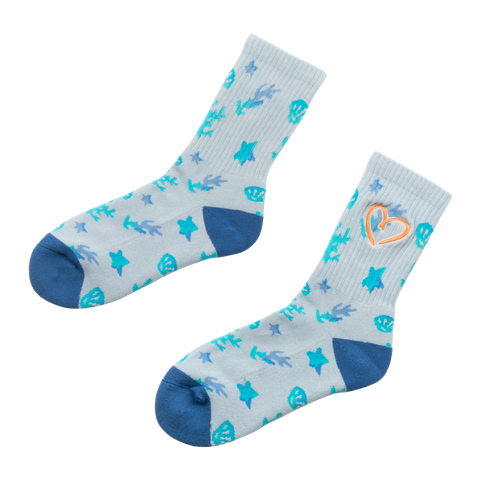Our Life Ocean Pattern Socks