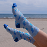 Our Life Ocean Pattern Socks