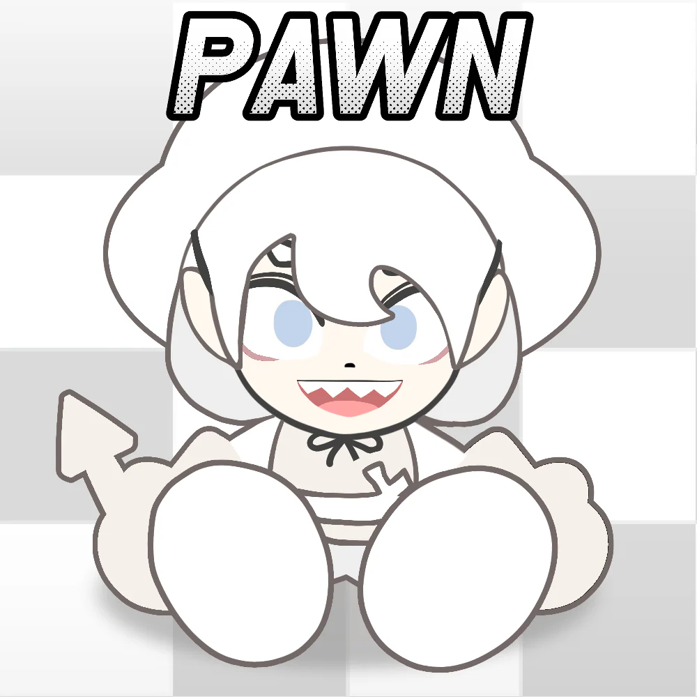 White Pawn Plushie