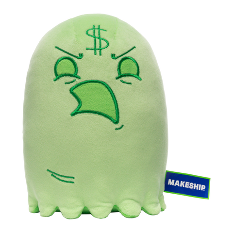 Rerez Money Ghost Plushie  by Makeship.