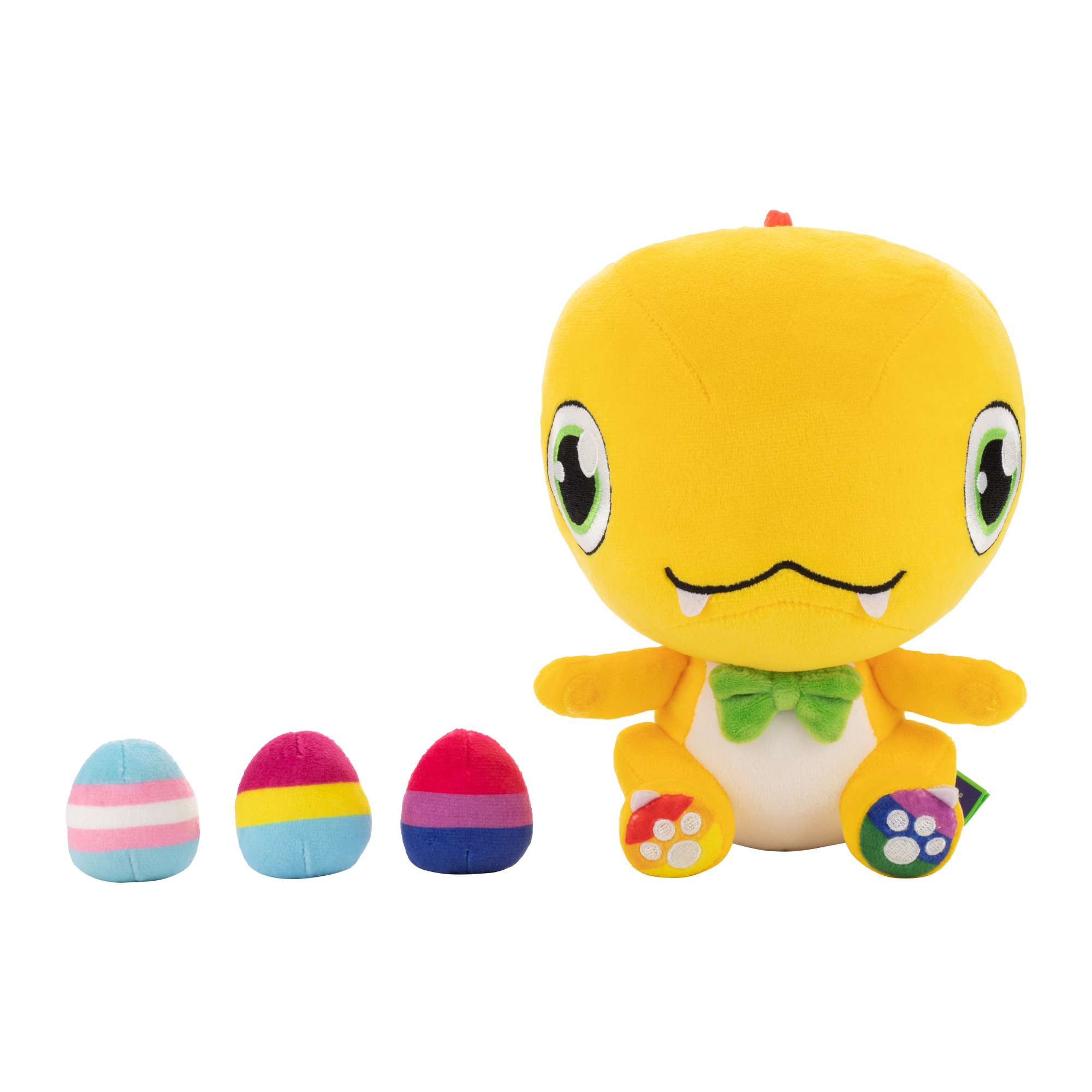 Rainbow PUD Plushie (and eggs!)