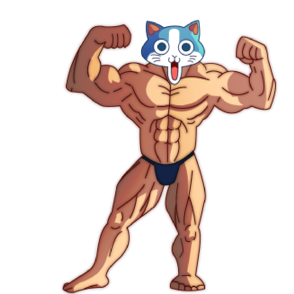 KinnikuNeko SUPER MUSCLE CAT Plushie