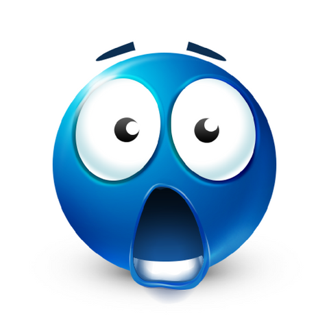 Shocked Bluemoji Plushie
