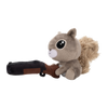 Squirrel With A Shotgun Plushie