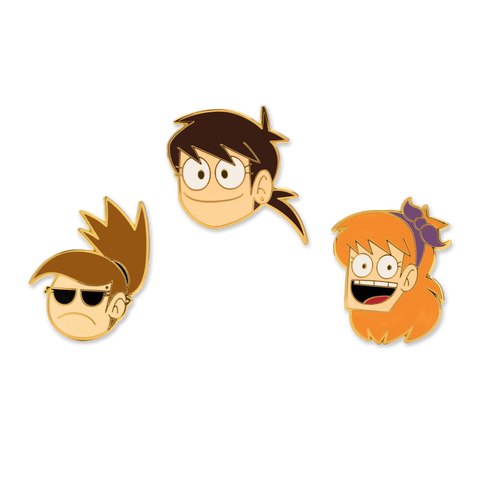 The Girls Enamel Pins 3-Pack