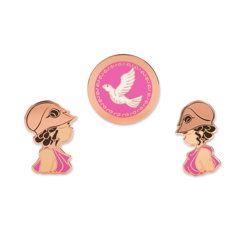 The Hoplitissa Enamel Pins