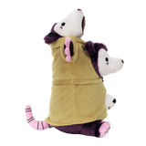Three Opossums in a Trench Coat Plushie