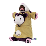 Three Opossums in a Trench Coat Plushie