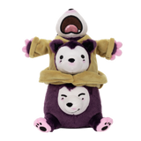 Three Opossums in a Trench Coat Plushie