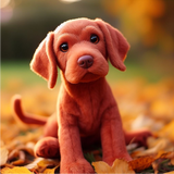 Waffles the Vizsla Plushie