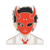 Brian X Devil Enamel Pins