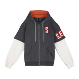 something evil will happen Builderfan's Cool Rolled-Up Sleeves Hoodie  by Makeship.
