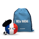Drew Durnil France Ball Plush by Makeship.