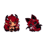 Cypress & Luci Enamel Pins  by Makeship.