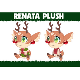 Drawligator Renata Christmas Plush  by Makeship.