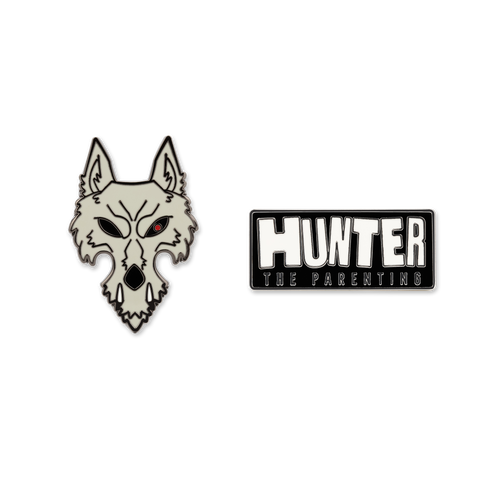 Bruva Alfabusa Hunter: The Parenting Enamel Pins 2-Pack  by Makeship.