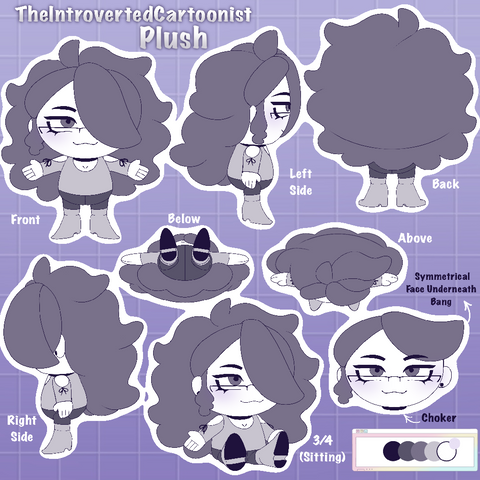 TheIntrovertedCartoonist Plushie