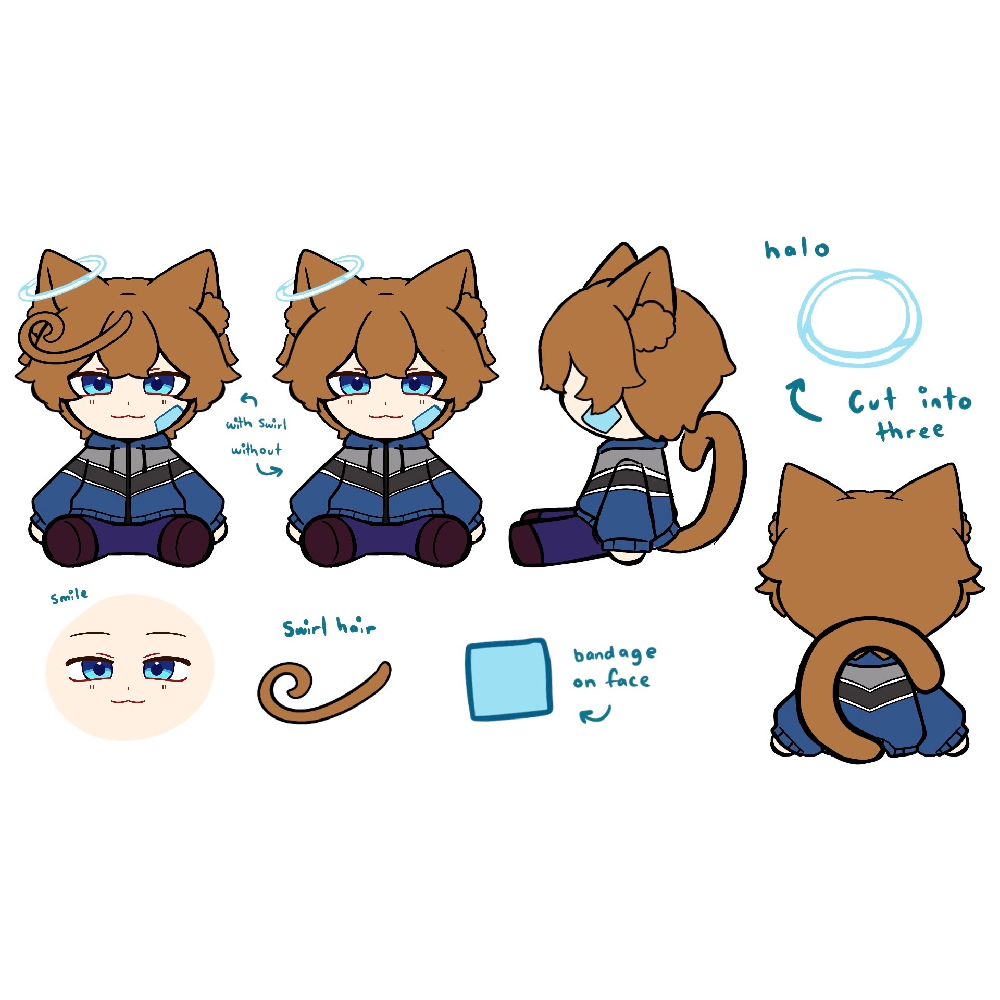 BlueByteSora Plushie