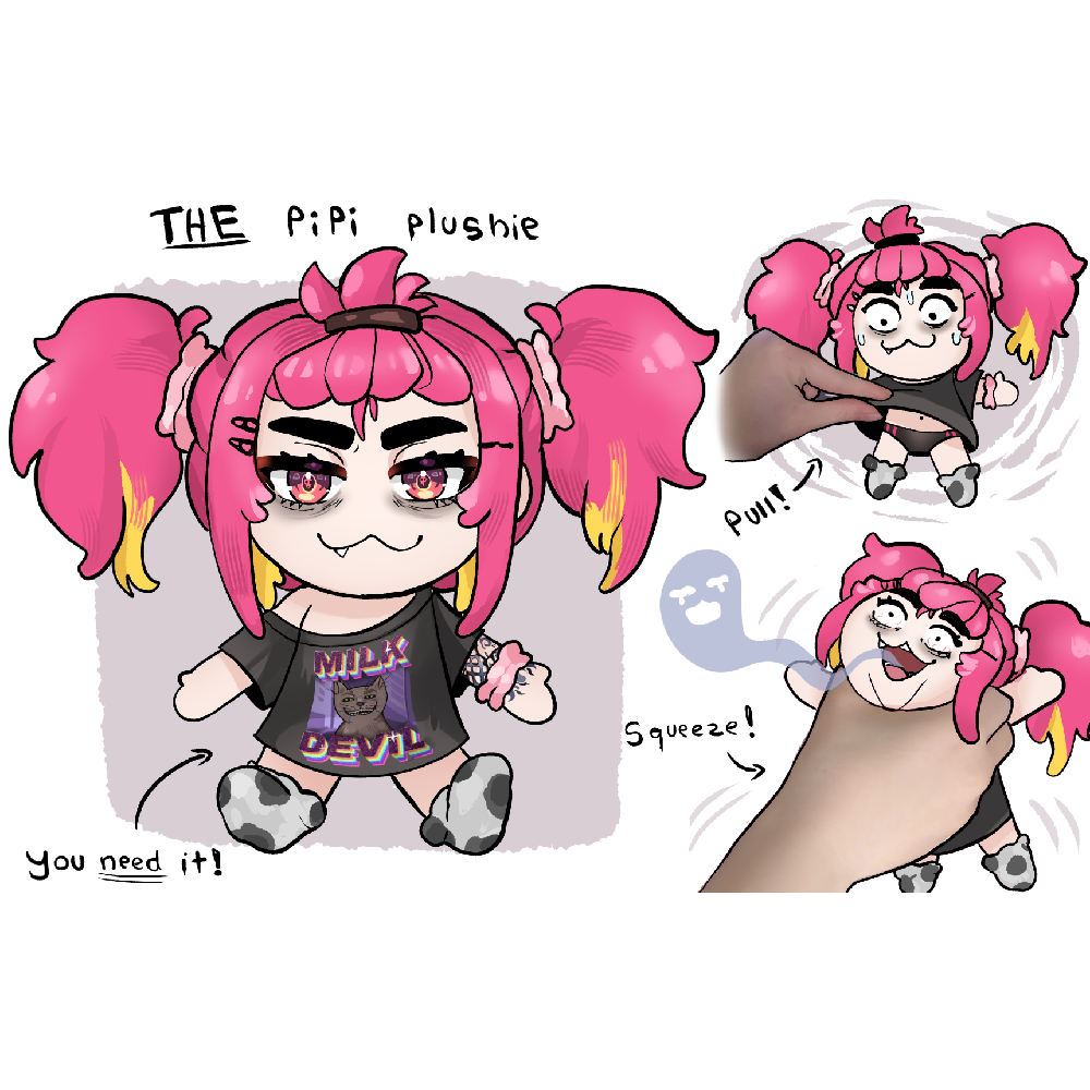 Pipi Slayer Girlfailure Plushie