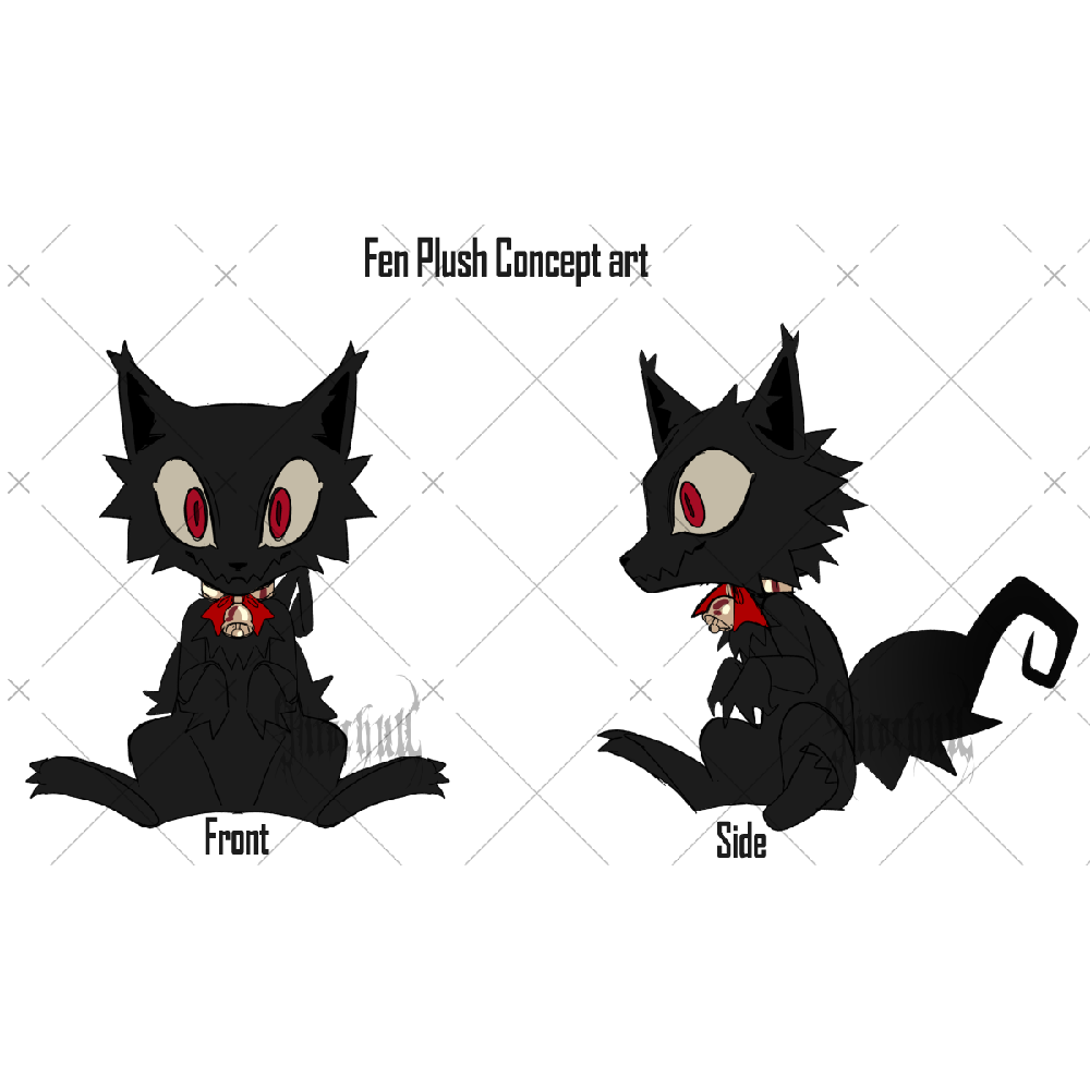 Fen, Envi's Wolf Companion Plushie