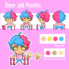 Diner Jett Plushie