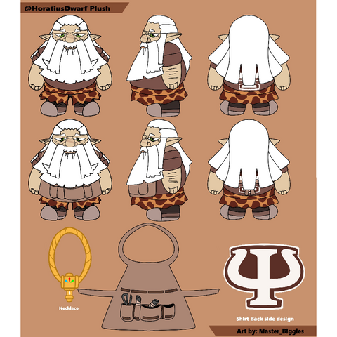 HoratiusTheDwarf Horatius The Marketable-Plush  by Makeship.