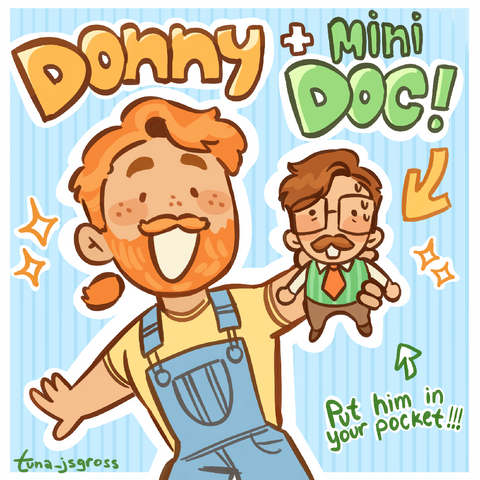 Donny and The Doc duo Plushie