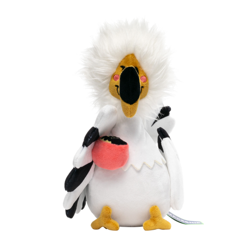 Side Quested Peony the Vulture Plushie  by Makeship.