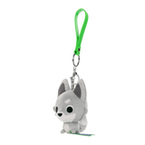 Super Animal Royale Mini Wolf Keychain Plush  by Makeship.