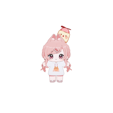 Baby Yuuna and Bread Crumb Plushie
