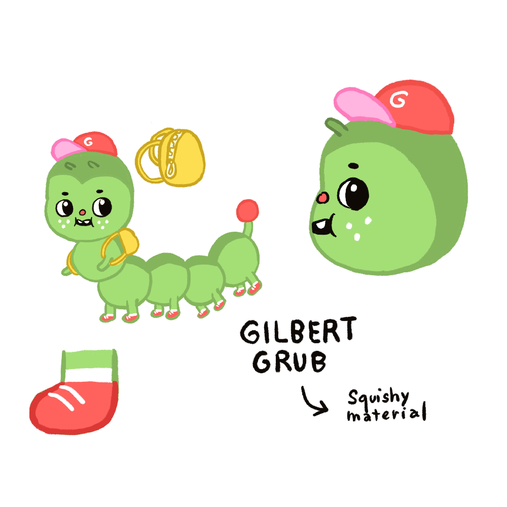 Gilbert Grub Plushie